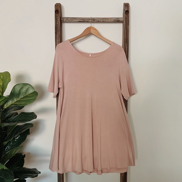 Wishlist Blush Pink Swing Dress